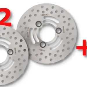 Akce MTX PARTS sada 2 X přední brzdový kotouč SUZUKI LT-Z 400 03-19, LT-Z 250 04-12, KAWASAKI KSF 400 03-05, ARCTIC CAT DVX 400 04-08 (170X48X3mm) (3X10mm) (komplet 2 kotoučů) GRATIS OMOTO BRAKE CLEANER